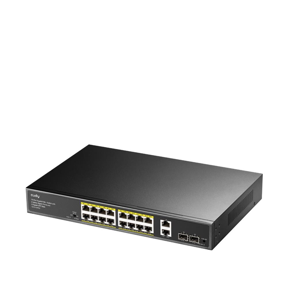 GS1018PS2 switch di rete Non gestito Gigabit Ethernet (10/100/1000) Supporto Power over Ethernet (PoE) Nero - Foto 2