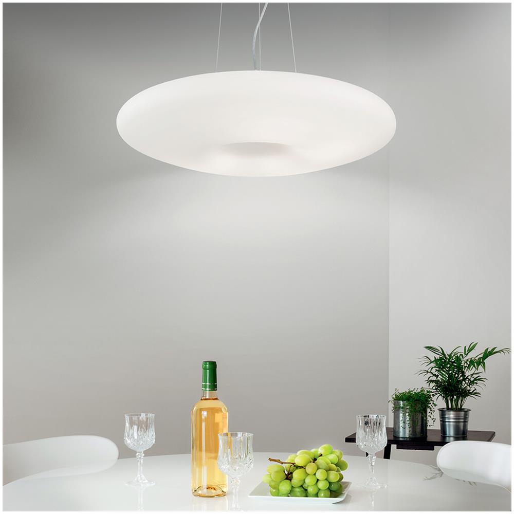 Lampada A Sospensione 3 X 60w E27 Bianco - Foto 2