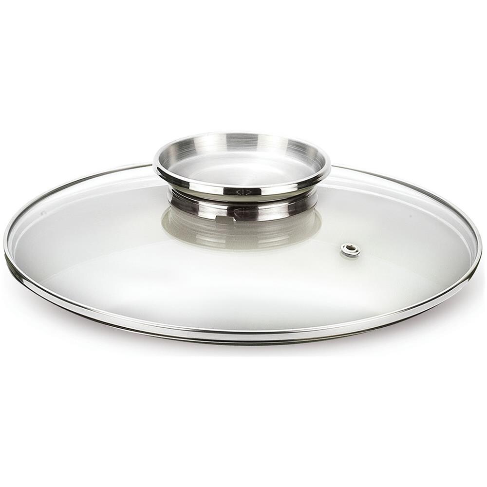 Coperchio In Vetro E Acciaio Inox 18/10 20cm Pensofal - Foto 1