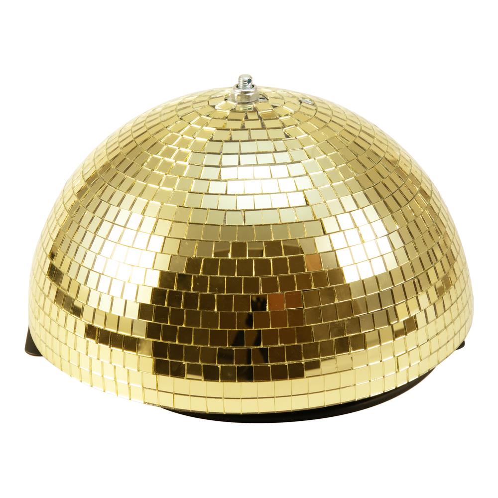 Half Mirror Ball 30cm Gold Motorized - Foto 1