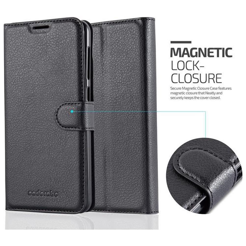 Custodia Compatibile Con Htc Desire 10 Lifestyle / Desire 825 In Nero Carbone - Coperchio Protettiva Con Chiusura Magnetica, Funzione Stand E Tasca Per Le Carte - Foto 2