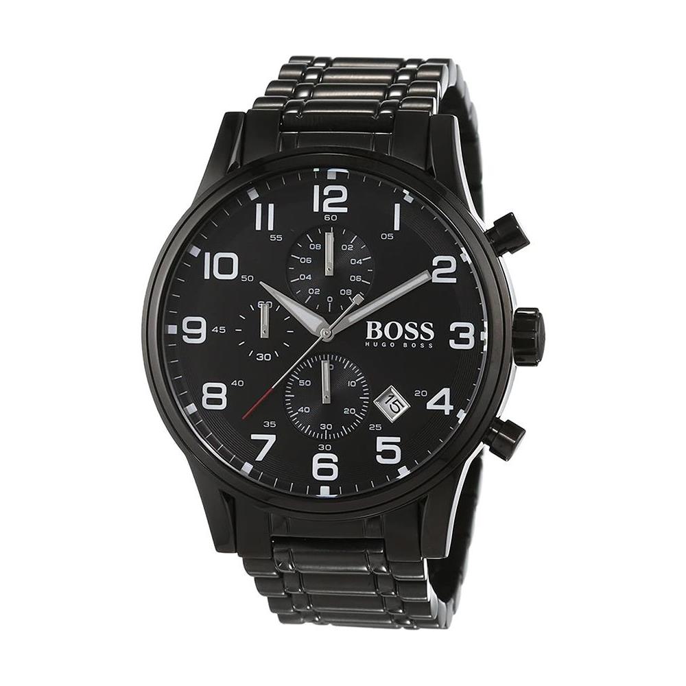 Analogico Da Polso Al Quarzo 1513180 Aeroliner Uomo - Quadrante Nero - Cinturino - Foto 1