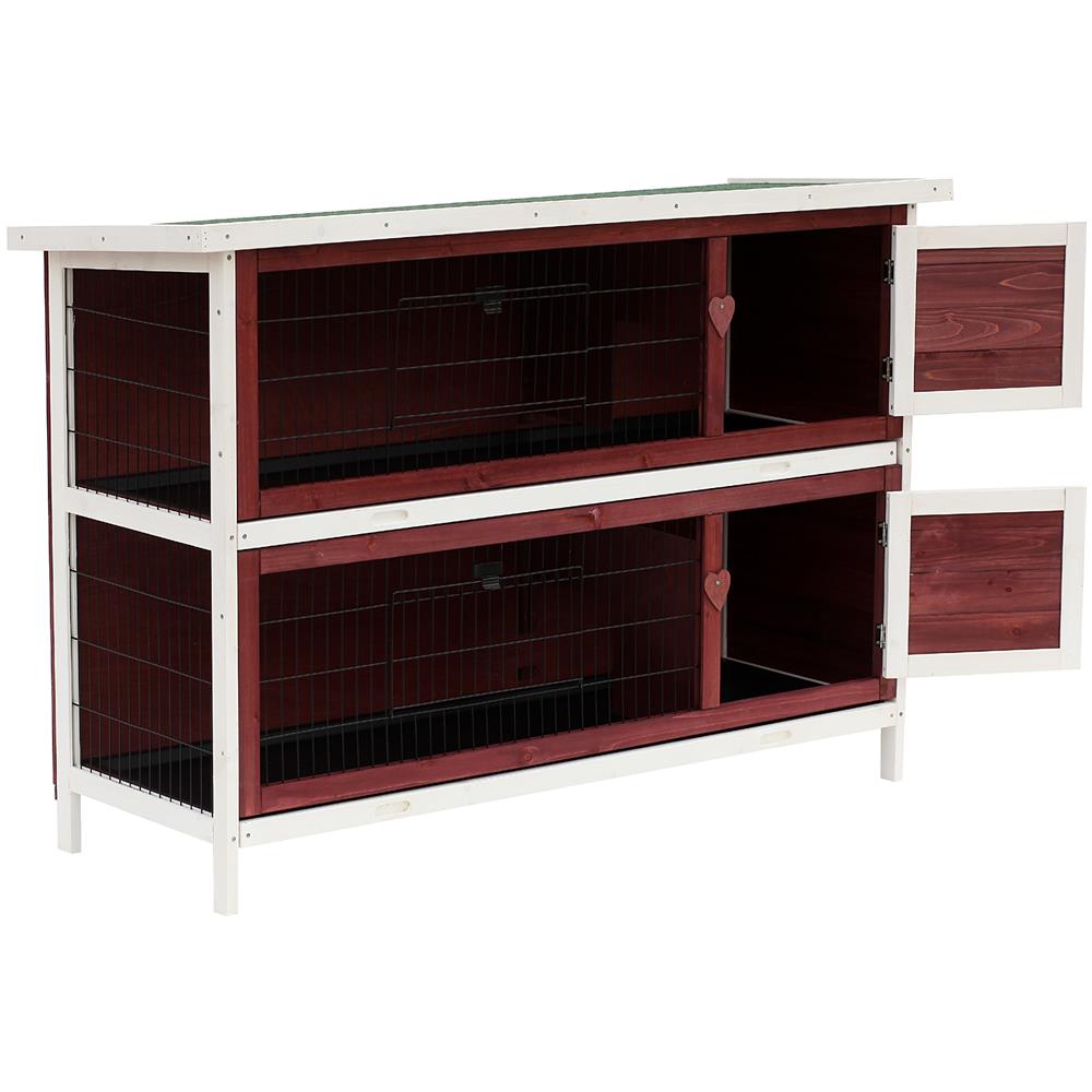 Conigliera Da Esterno In Legno Gabbia Per Conigli Impermeabile - Foto 1