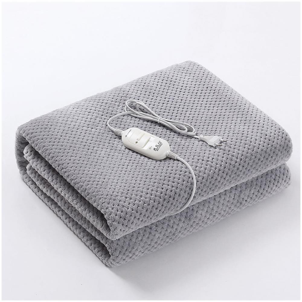 Scaldaletto Elettrico, 150 X 80 Cm, Lana Di Corallo, 60w, Grigio - Foto 1