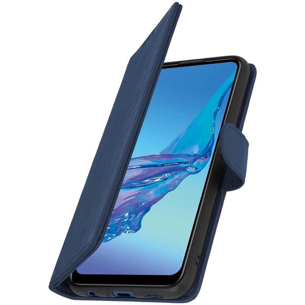 Custodia Oppo A53 / A53s Portadocumenti Funzione Supporto Blu - Foto 5