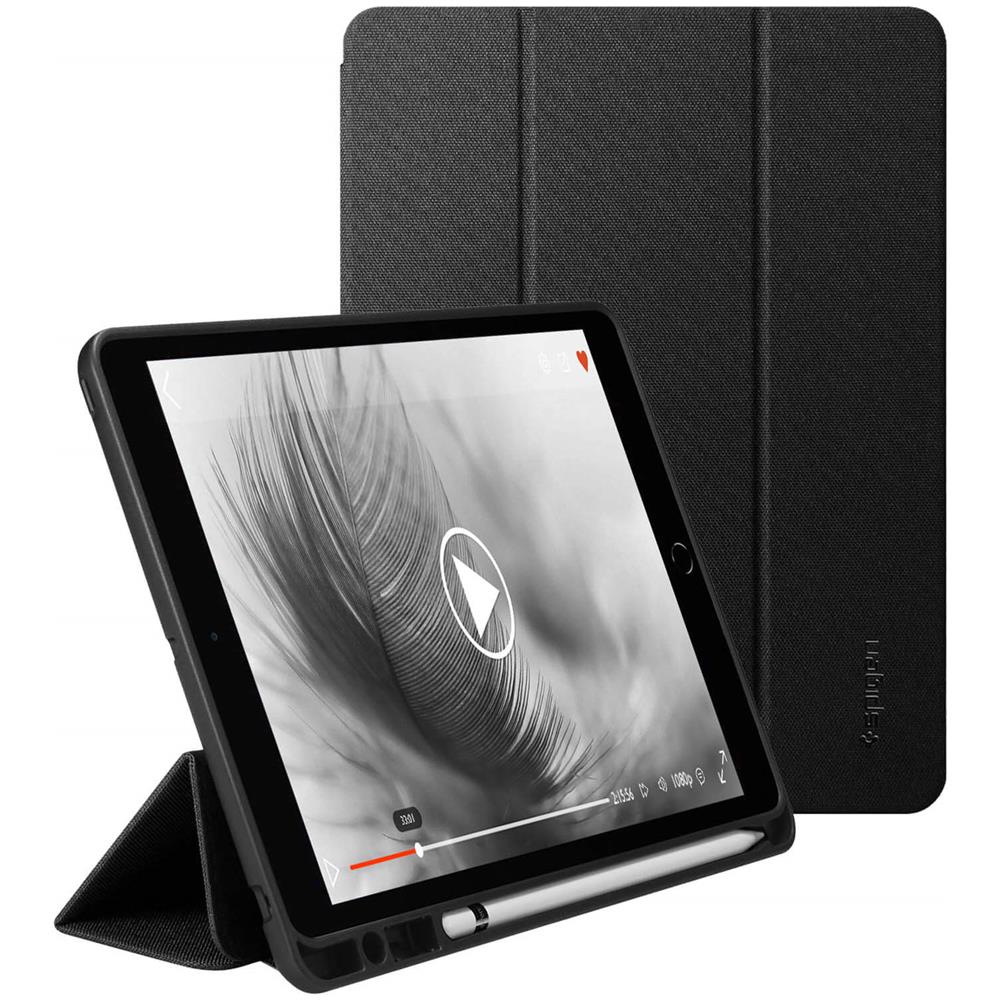 Custodia Stand Per Apple Ipad 2020 / 2019 Rugged Armor Pro Spigen Nera - Foto 2