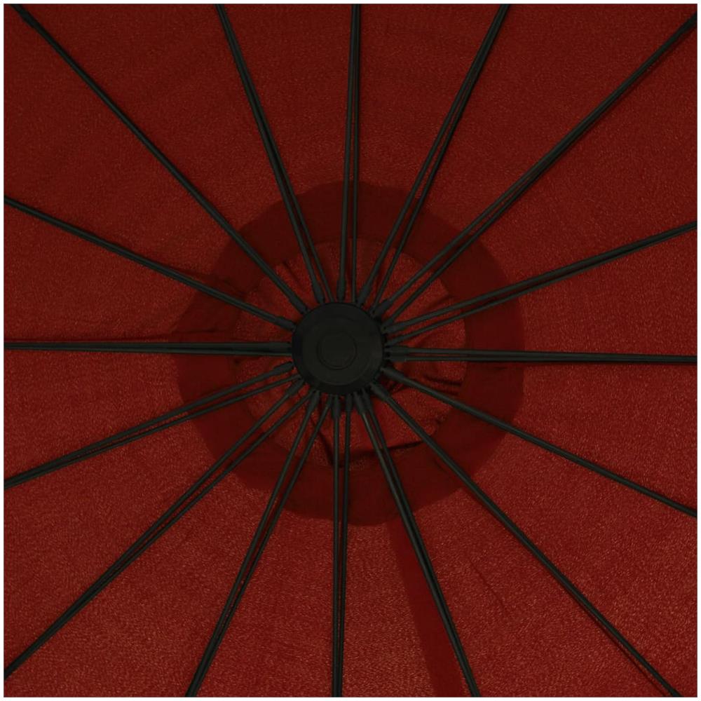 Ombrellone a Sbalzo Terracotta 3 m Palo in Alluminio - Foto 3