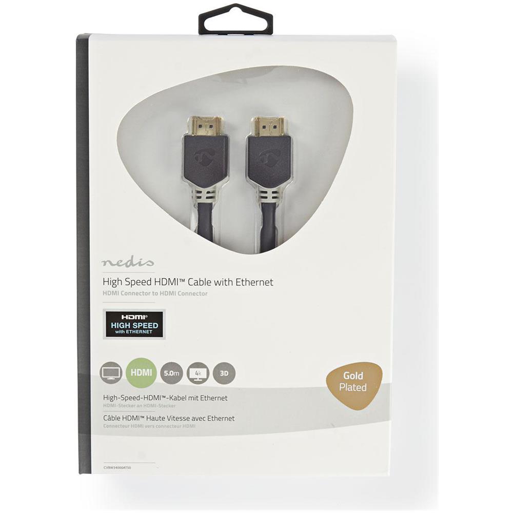 CVBW34000AT50 cavo HDMI 5 m HDMI tipo A (Standard) Antracite - Foto 3