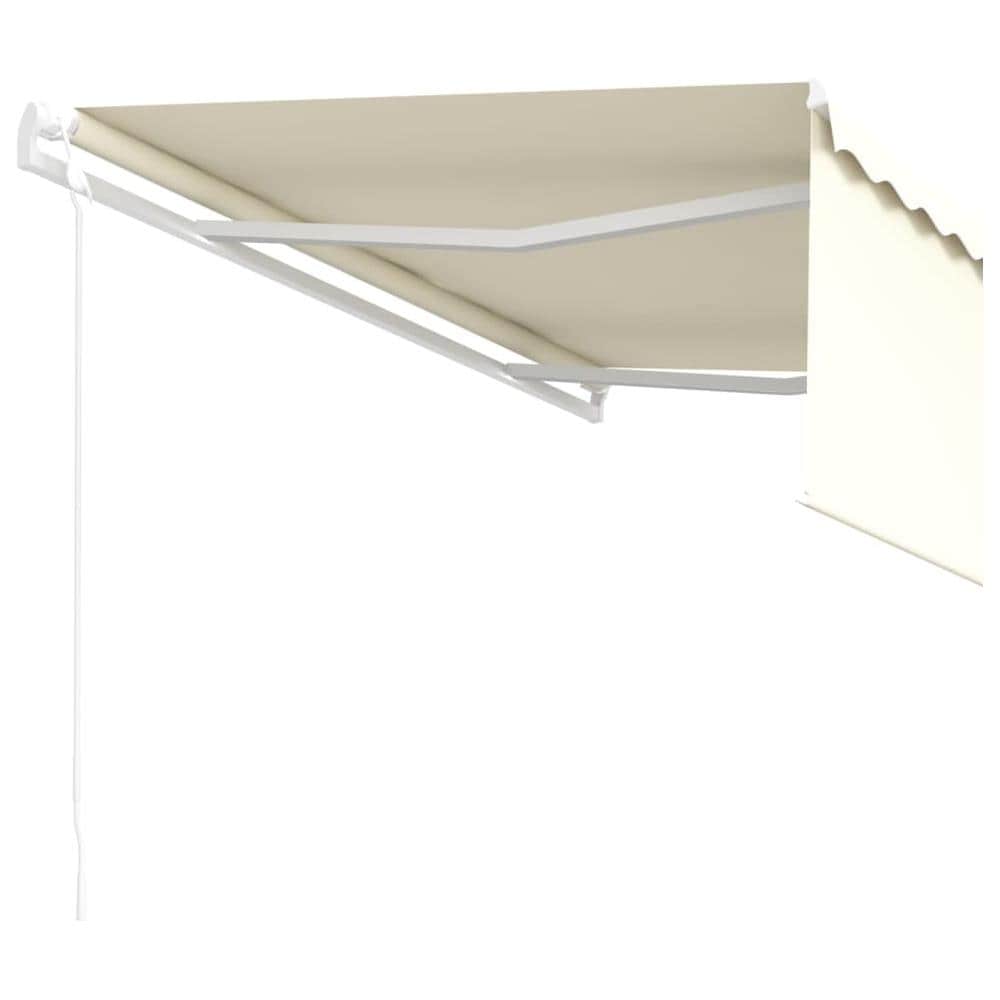 Tenda da Sole Retrattile Automatica con Parasole 4x3 m Crema - Foto 3
