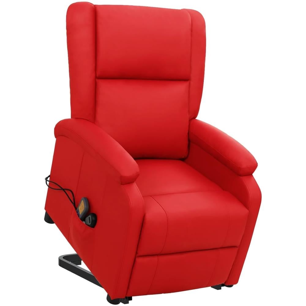 Poltrona Alzapersona Rosso in Similpelle - Foto 1