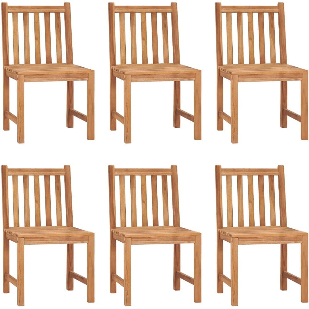 Set Da Pranzo Per Esterni 7 Pz In Legno Massello Di Teak - Foto 3