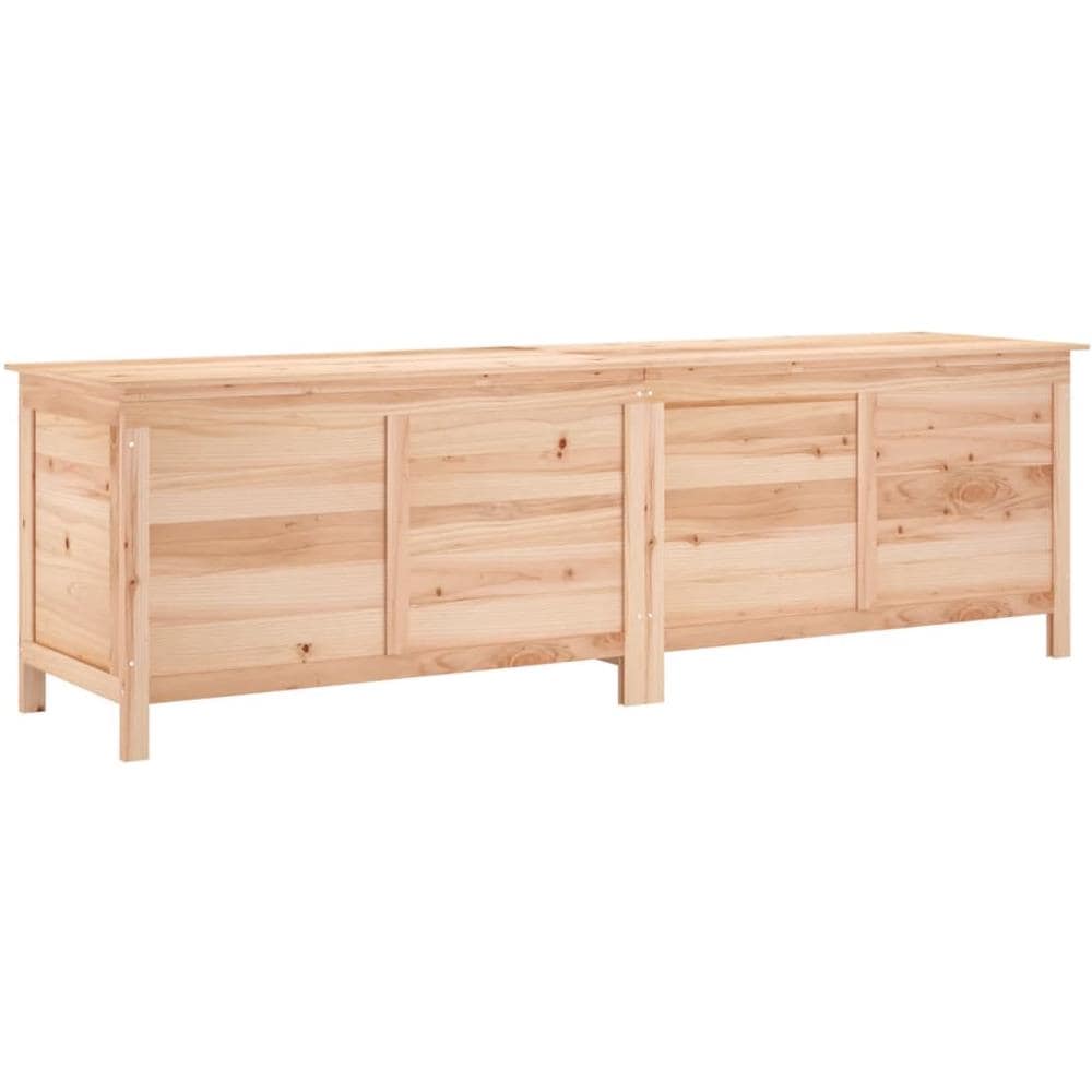 Contenitore Da Giardino 198,5x50x56,5cm Legno Massello Di Abete - Foto 2