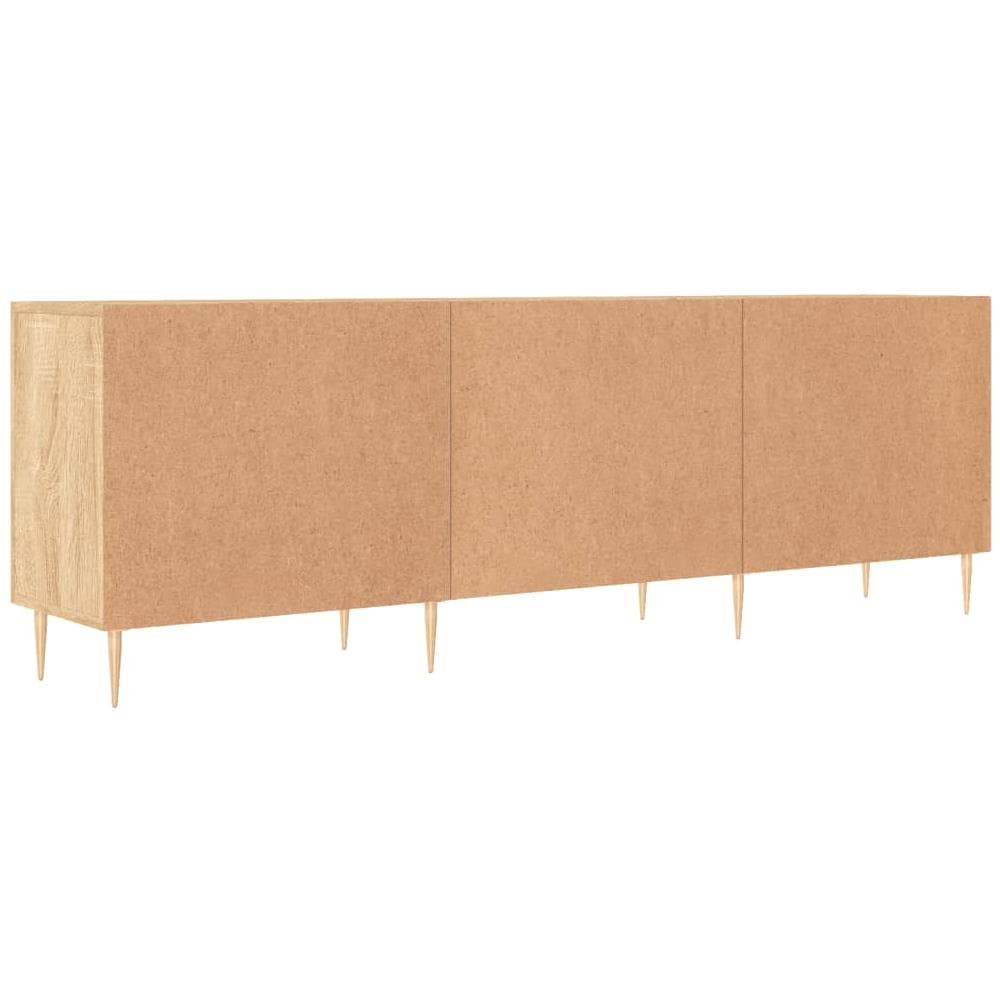 Mobile Porta Tv Rovere Sonoma 150x30x50 Cm In Legno Multistrato - Foto 7