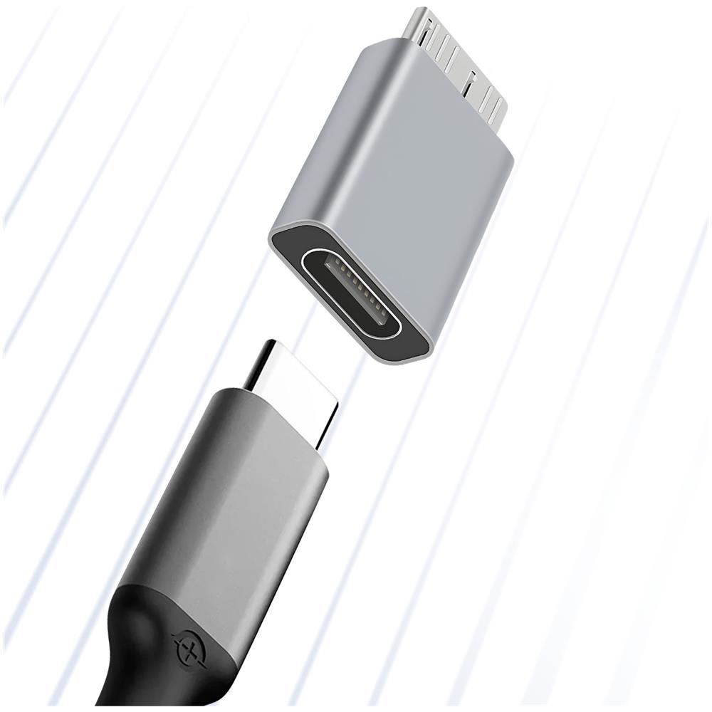 Adattatore Da Usb-c Femmina A Micro B Maschio Carica Sincronizza Compatto - Foto 6