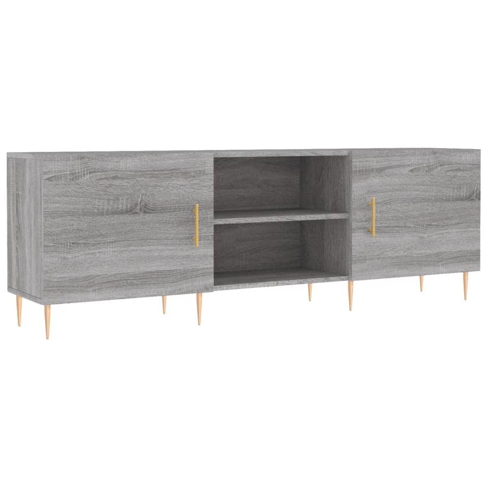 Mobile Porta Tv Grigio Sonoma 150x30x50 Cm In Legno Multistrato - Foto 2