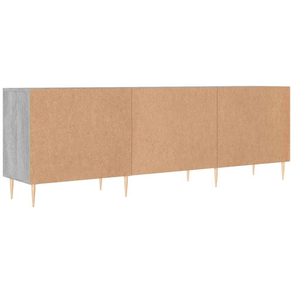 Mobile Porta Tv Grigio Sonoma 150x30x50 Cm In Legno Multistrato - Foto 7