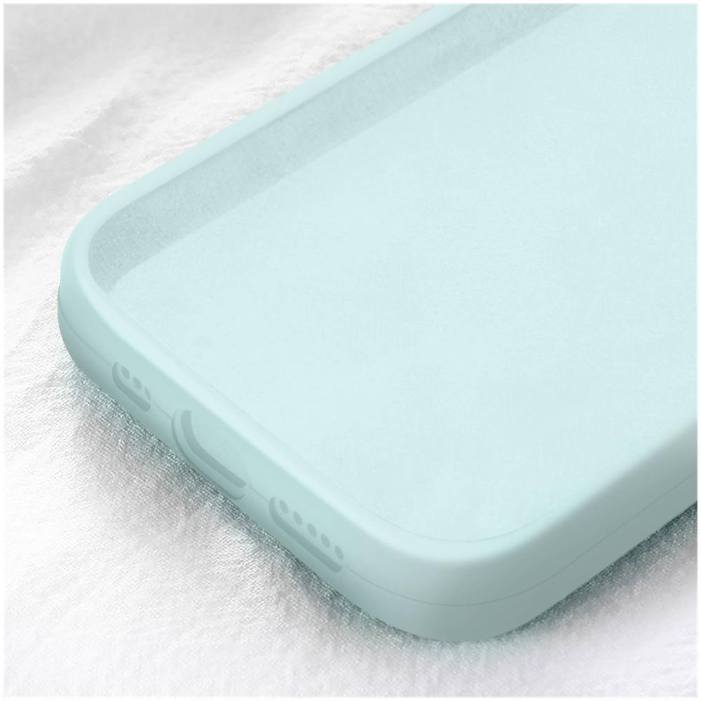 Cover Per Iphone 15 Pro Ibrida Semirigida Sottile Leggera Befluo, Celeste - Foto 2