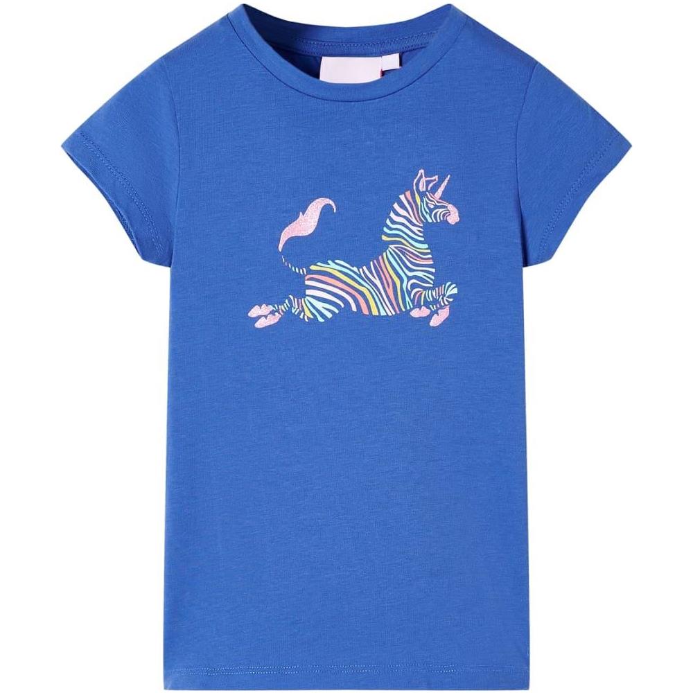 Maglietta da Bambina Blu Cobalto 116 - Foto 1