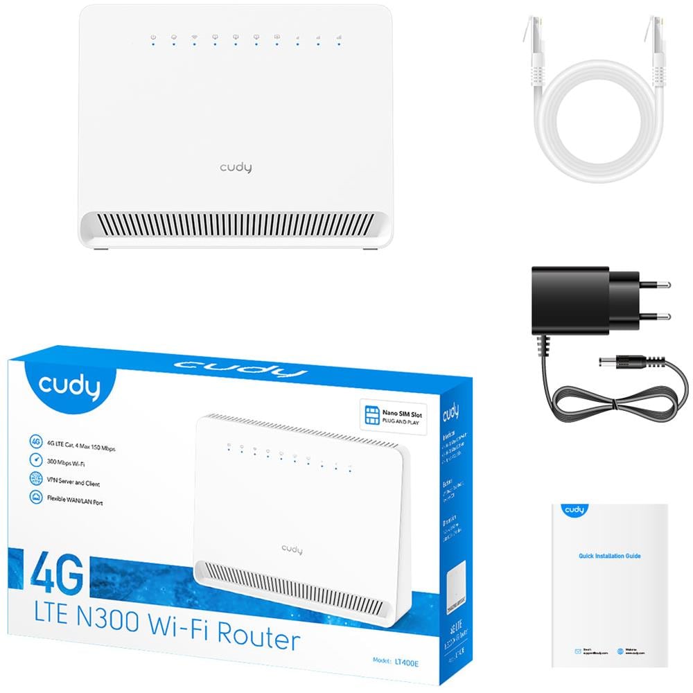 LT400E router wireless Fast Ethernet Banda singola (2.4 GHz) 4G Bianco - Foto 5