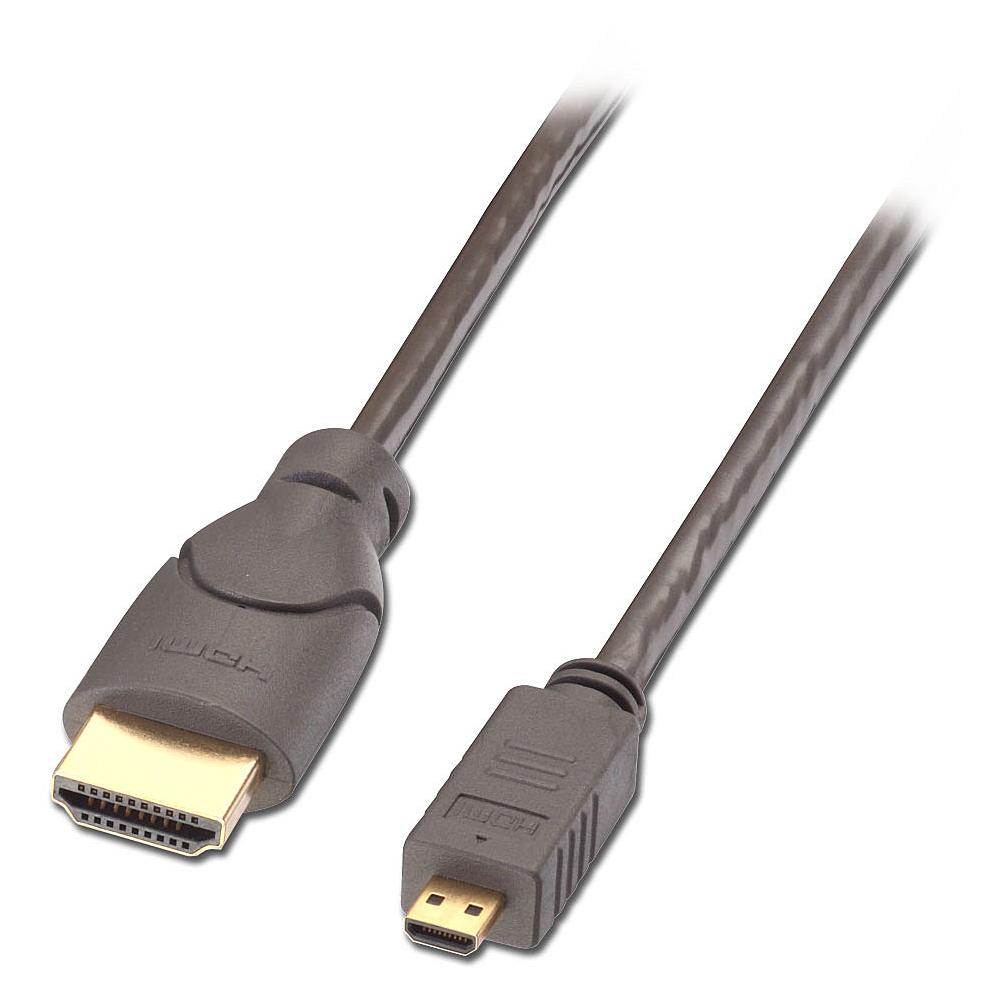 Cavo HDMI / Micro HDMI High Speed, 2m - Foto 1