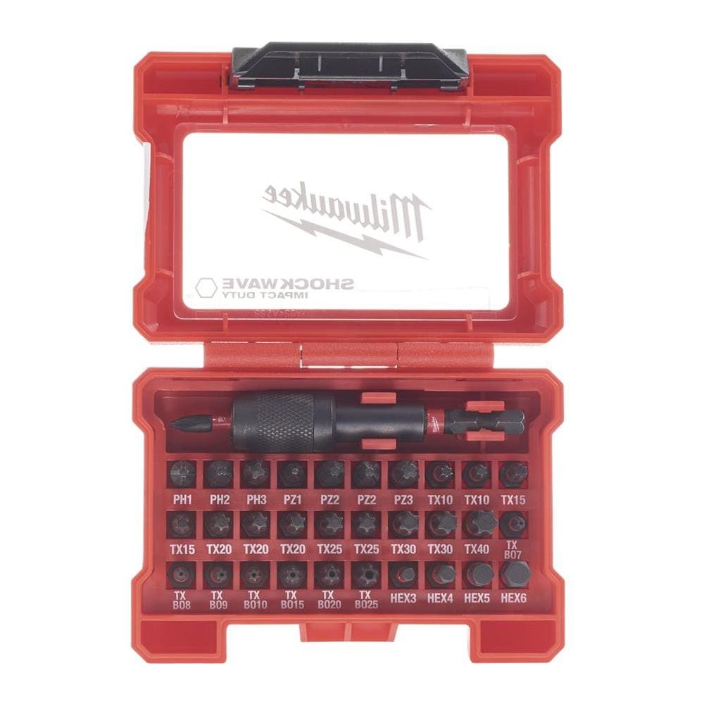 Box 32 Pezzi Milwaukee Shockwave - Porta-inserti 493246424240 - Foto 1