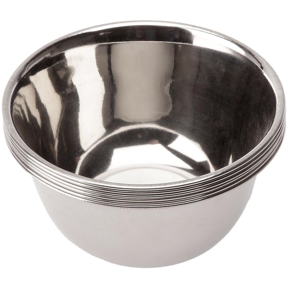 14012- 6 Ciotole Piccole Inox - Garinox -12cm 0,4l - Foto 1