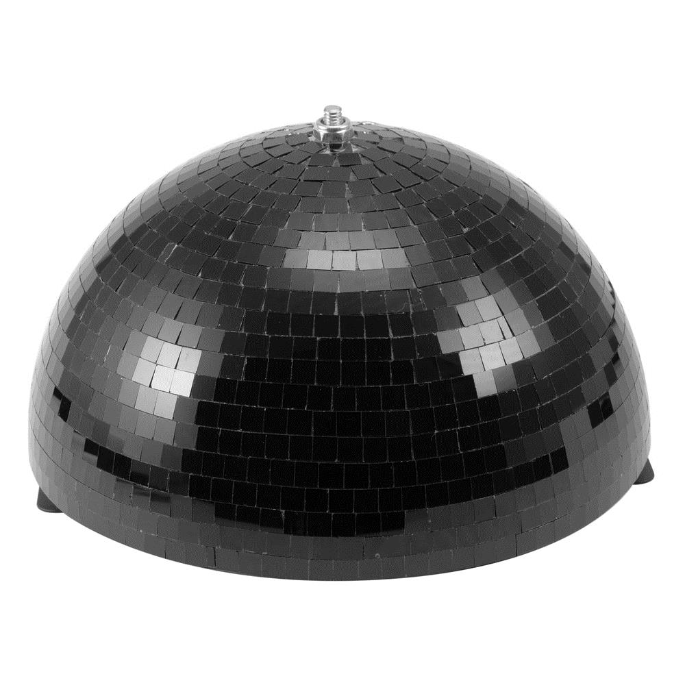 Half Mirror Ball 30cm Black Motorized - Foto 1