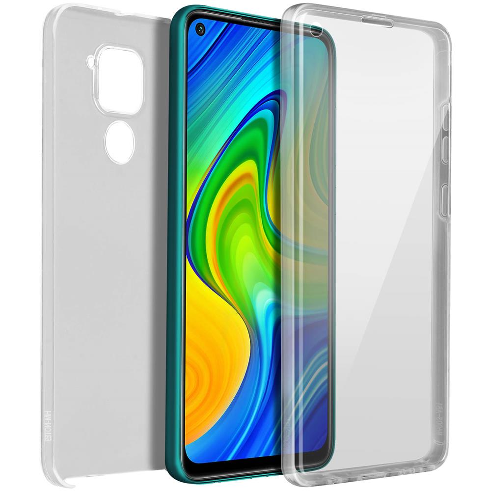 Cover Xiaomi Redmi Note 9 Silicone Fronte Retro Ricopre Lo Schermo Trasparente - Foto 1