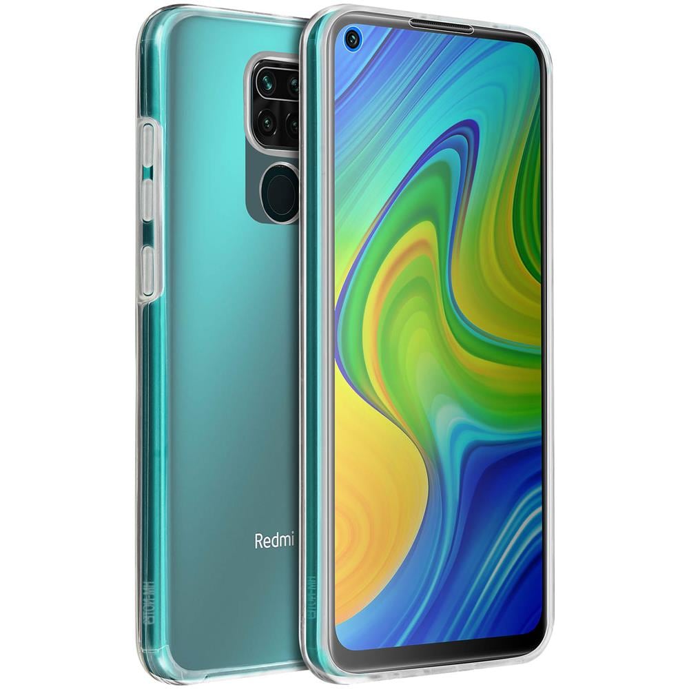 Cover Xiaomi Redmi Note 9 Silicone Fronte Retro Ricopre Lo Schermo Trasparente - Foto 5