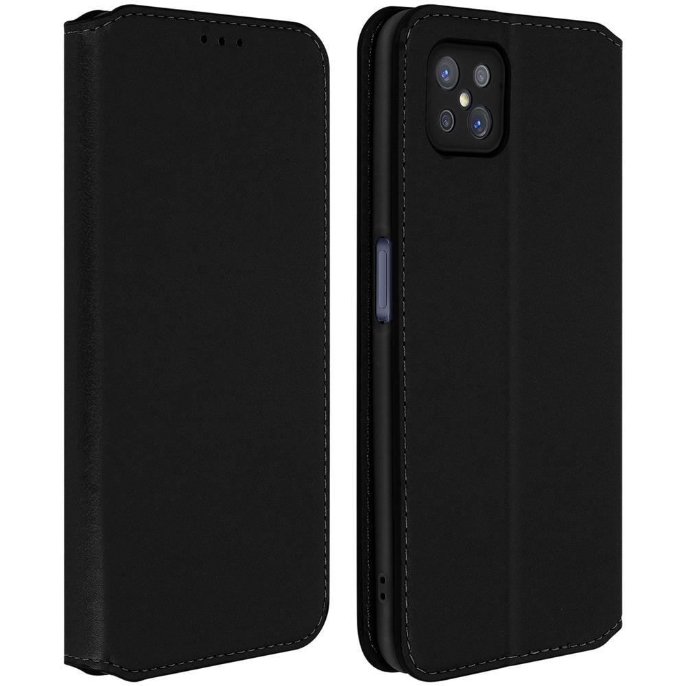 Custodia Oppo Reno 4z Portacarte Funzione Supporto Similpelle Liscia Nero - Foto 1
