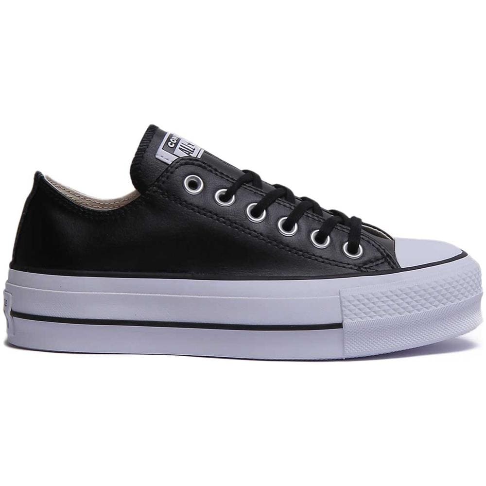 561681c Ct All Star Low Platform Trainer In Black White For Women - Foto 2
