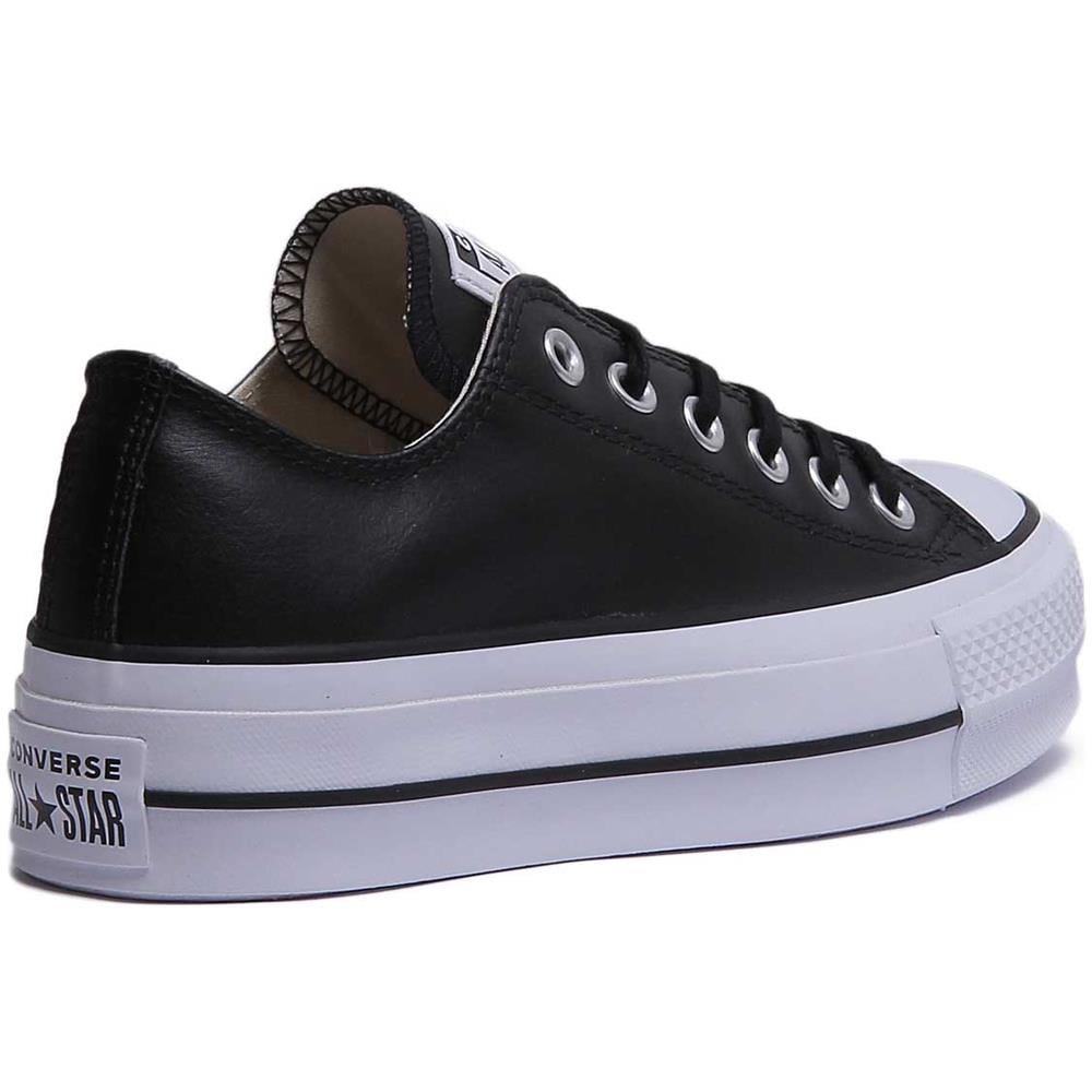 561681c Ct All Star Low Platform Trainer In Black White For Women - Foto 3