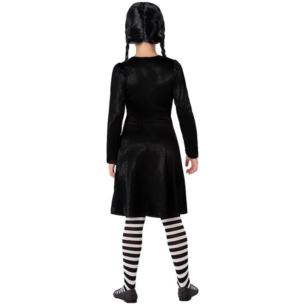 Costume Famiglia Gotica Bambina - Taglia: 3- 4 Anni (98 - 115 Cm)  - Foto 3