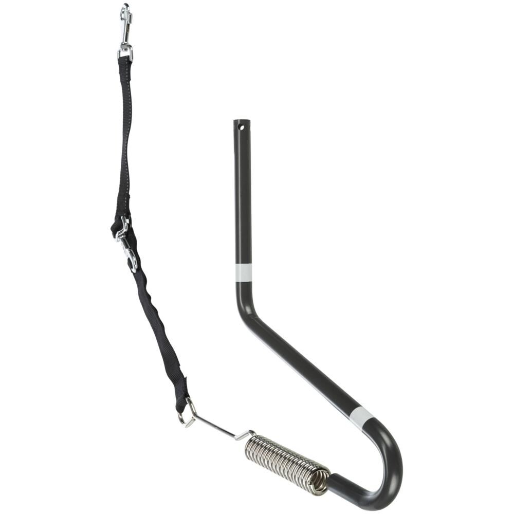 Set Guinzaglio Cane Per Cicilisti A Forma Di U Nero - Foto 6