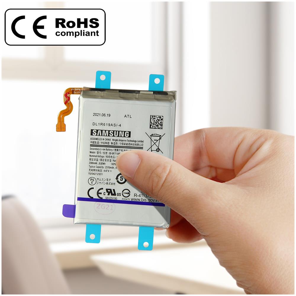 Batteria Pila Di Ricambio Eb-bf711aby Galaxy Z Flip 3 5g Sm-f711 2370 Mah - Foto 7