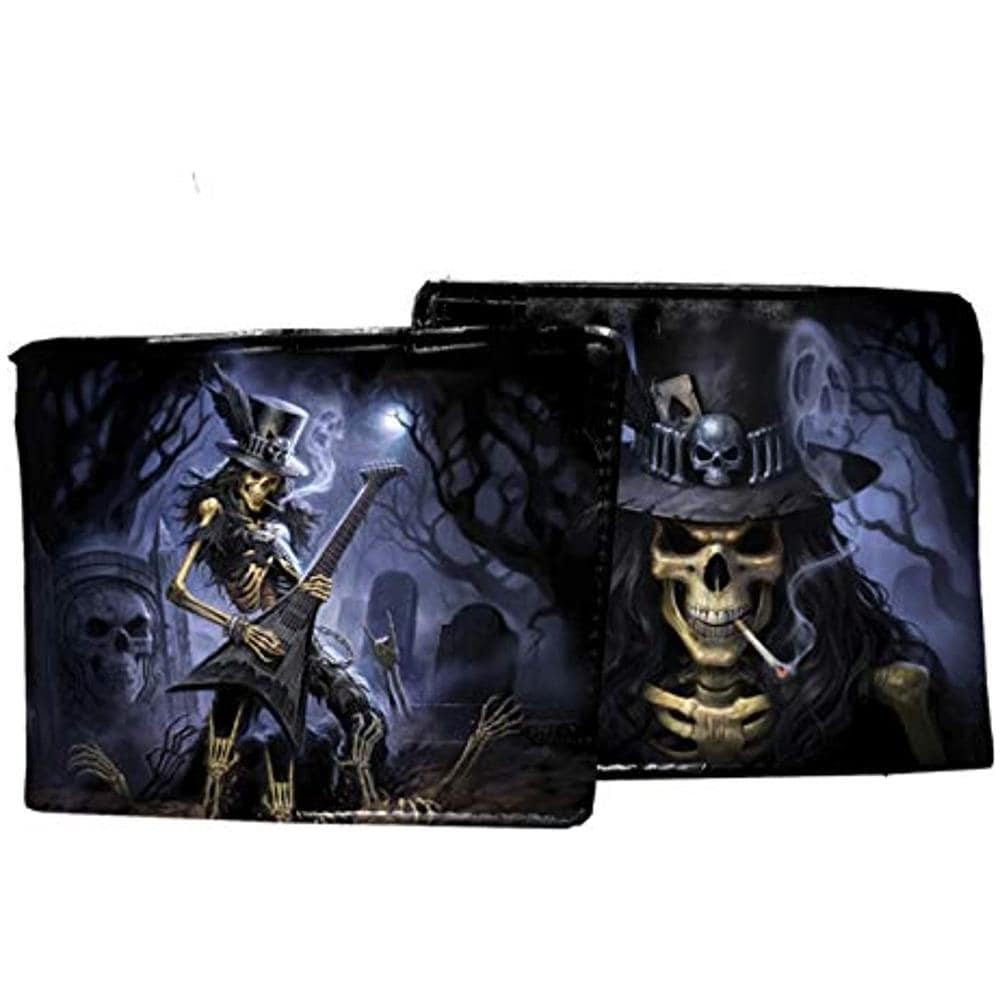 Play Dead James Ryman Portafoglio 10cm Nero, Pu - Foto 1