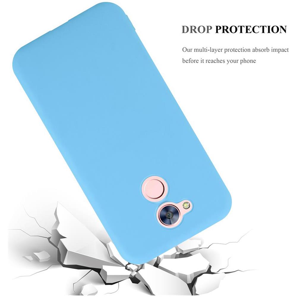 Custodia Compatibile Con Honor 6a / Honor 5c Pro In Candy Blu - Coperchio Protettivo In Silicone Tpu Flessibile - Foto 8