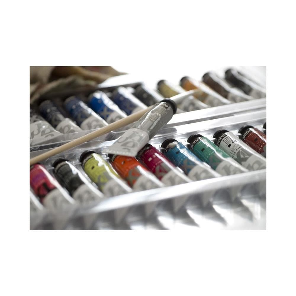 Set Di 20 Colori Ad Olio Fini + Pennello - 20 X 20 Ml - Foto 2
