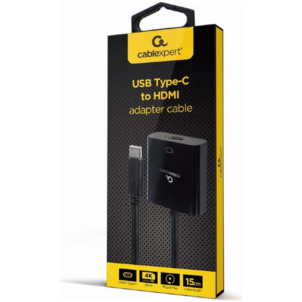 Adattatore Cablexpert Da Usb Tipo C A Hdmi, Nero - A-cm-hdmif-03 - Foto 2