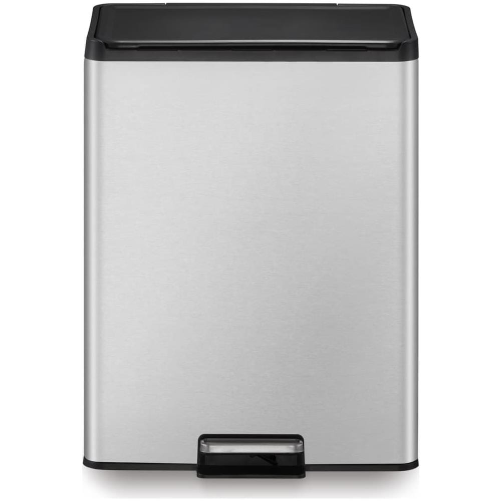 Pattumiera A Pedale Essential 2x20 L Argento Opaco - Foto 2