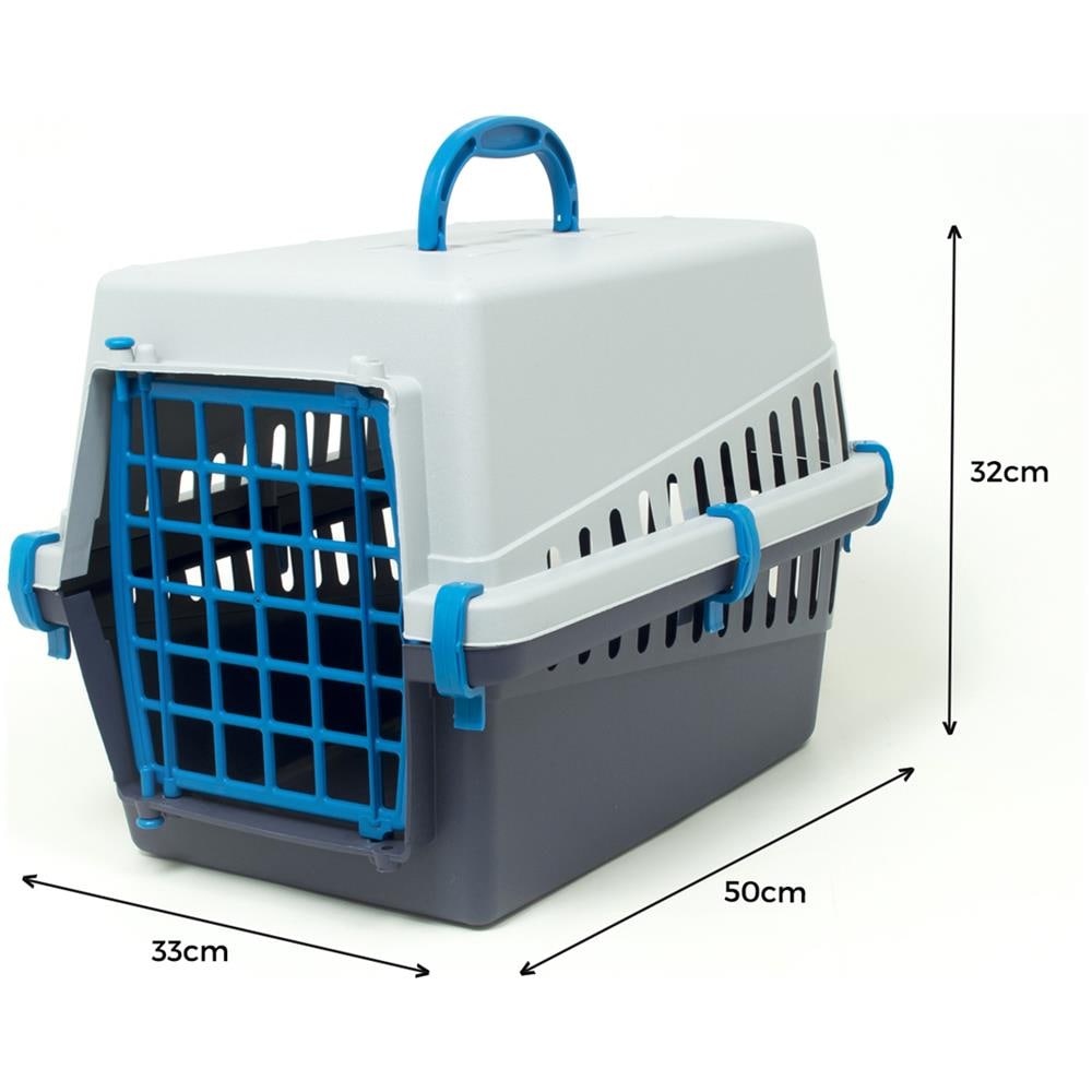 Trasportino Pet Animali Domestici Modello Otto Colore Azzurro - Foto 4
