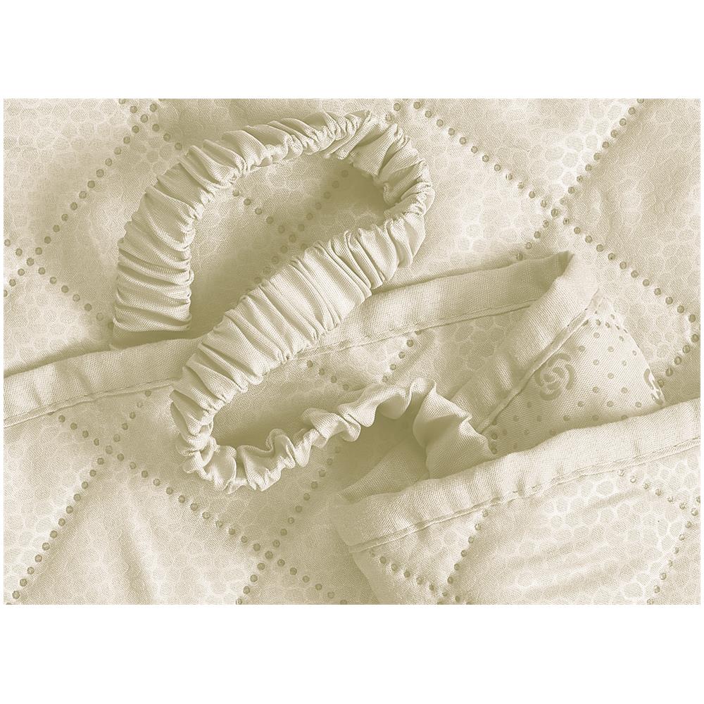 Copridivano Antimacchia Antiscivolo Trapuntato Impermeabile Pitonato Imperiale Poltrona Panna - Foto 4