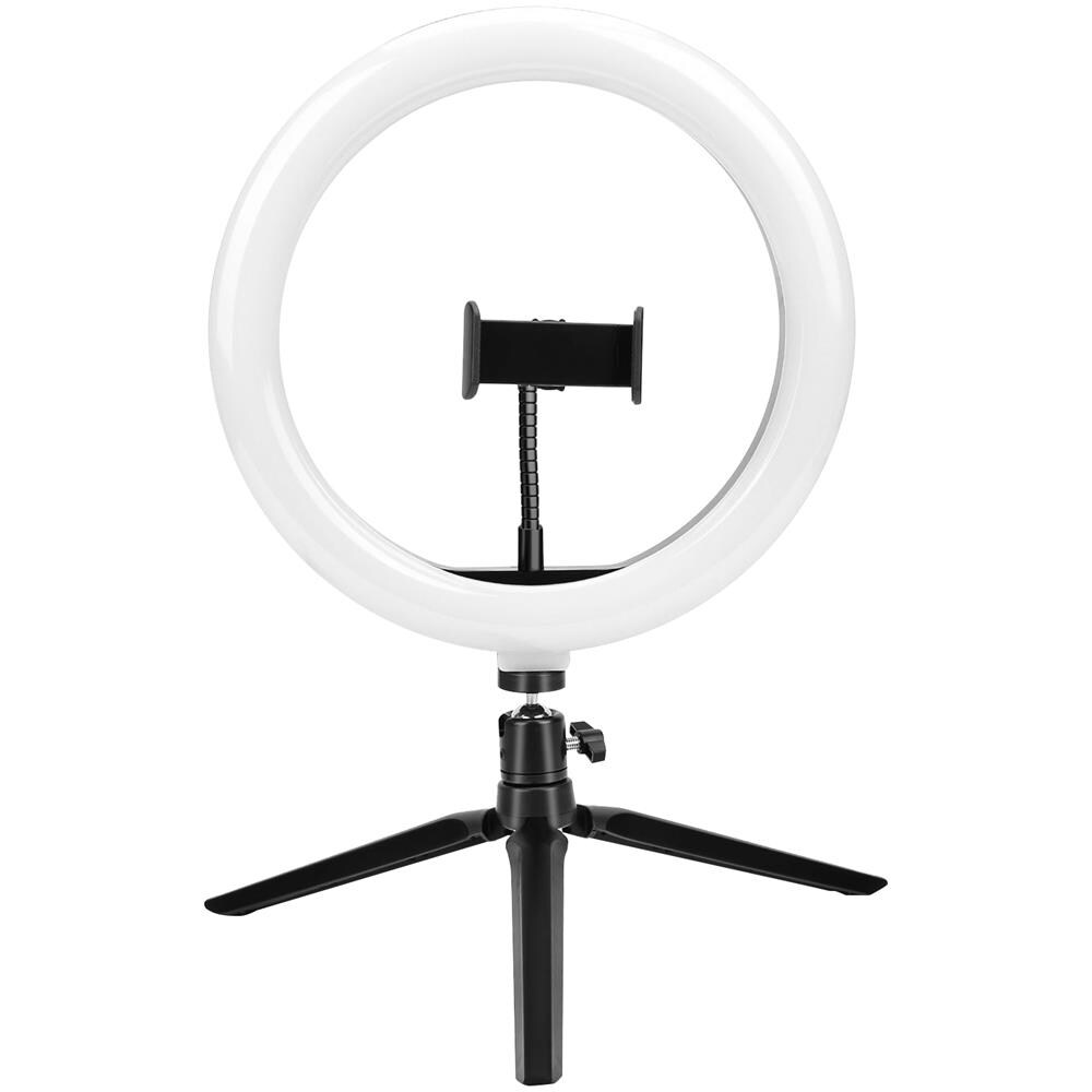 Ring Light Anello Luminoso Akashi Con Treppiedi Nero - Foto 1