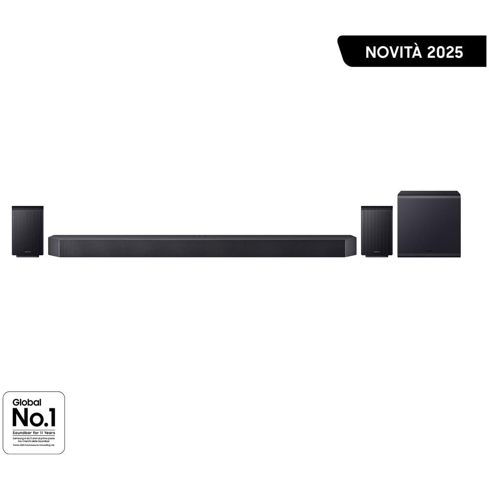 Soundbar HW-Q990F /ZF 11.1.4 Canali 756W Wireless Dolby Atmos Nero - Foto 1