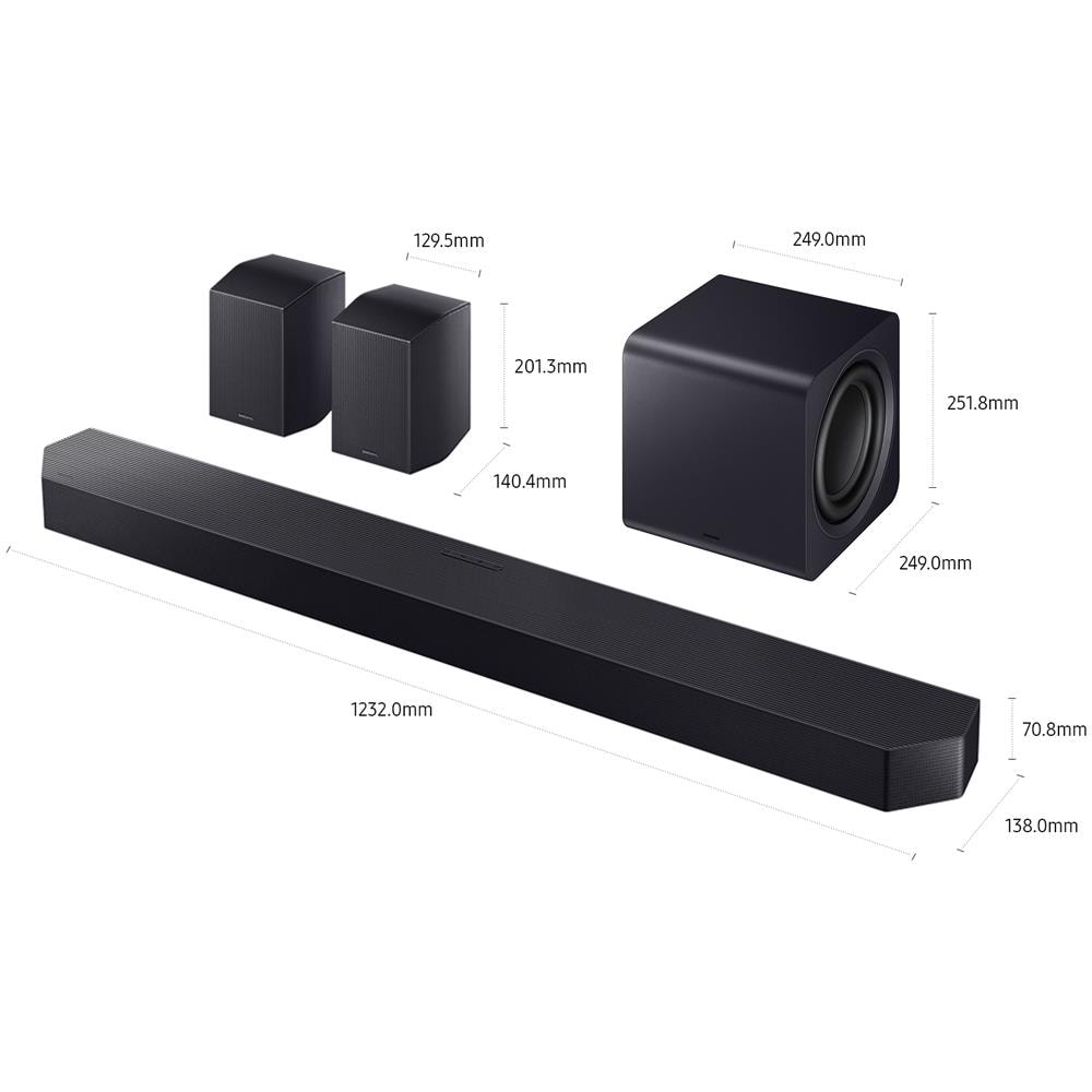 Soundbar HW-Q990F /ZF 11.1.4 Canali 756W Wireless Dolby Atmos Nero - Foto 5