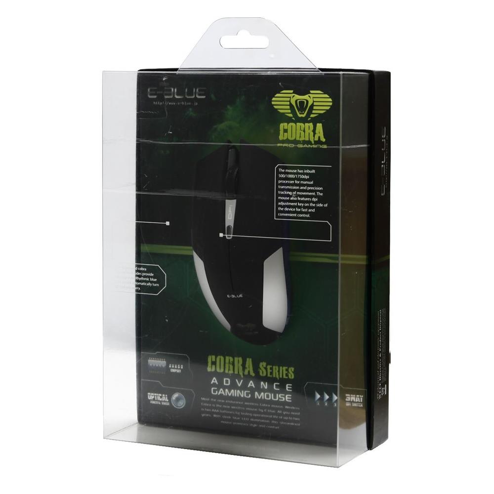 ICMG609B - Mouse Gaming Wireless 2.4GHz 1750dpi 6 Tasti Nero Cobra EMS609BKAA-IF - Foto 2