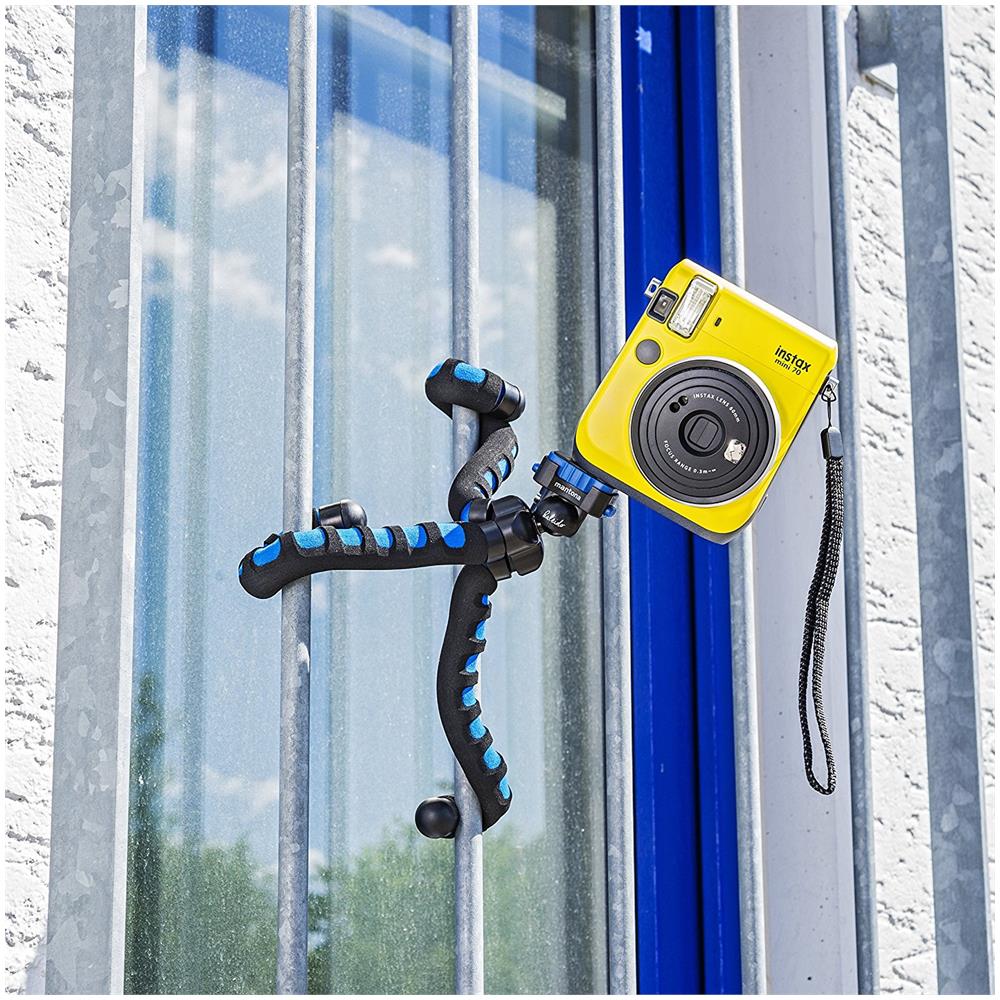 Cavalletto Treppiede Kaleido Flex Altezza Max. 27 cm Nero / Blu - Foto 4