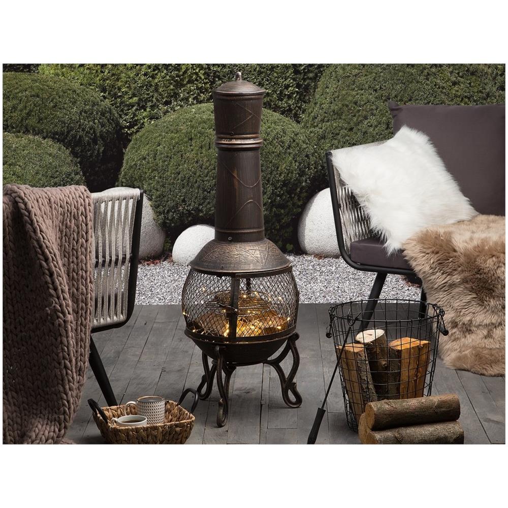 Focolare In Acciaio Color Ottone Tacora - Foto 2