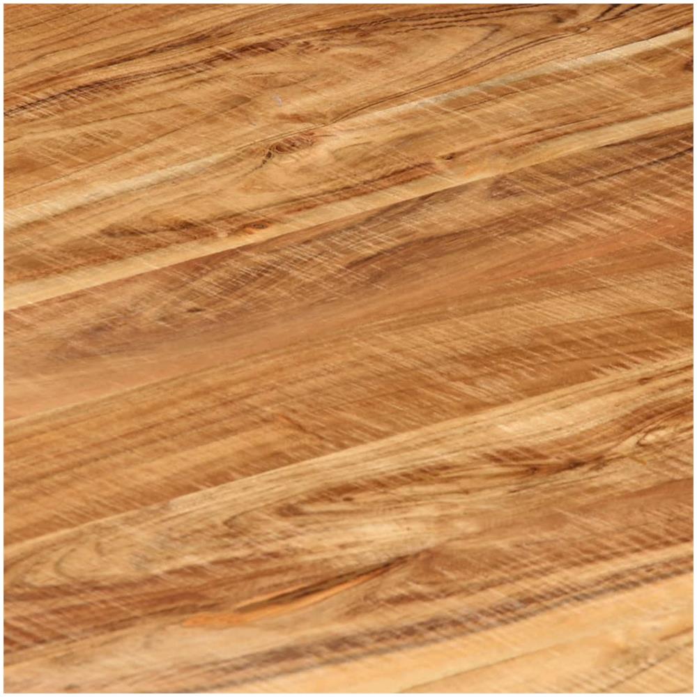 Tavolino Da Caffè 75x75x35 Cm In Legno Massello Di Acacia - Foto 2