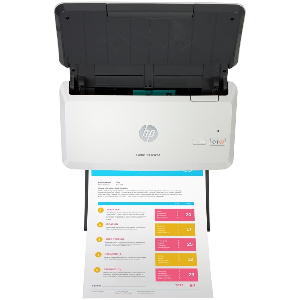 Scanjet Pro 2000 s2 Sheet-feed Scanner Scanner a foglio 600 x 600 DPI A4 Nero, Bianco - Foto 6